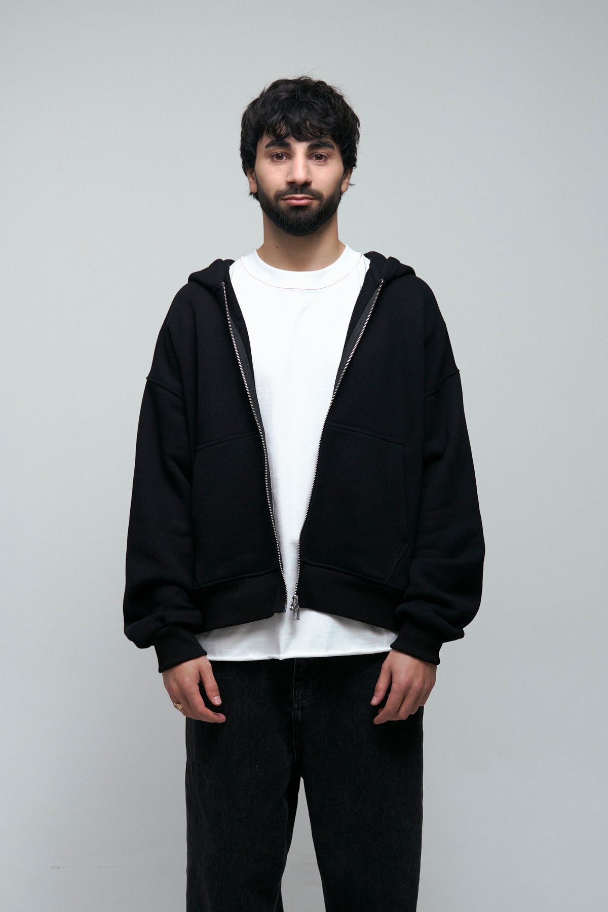 Oversize zip-hoodie