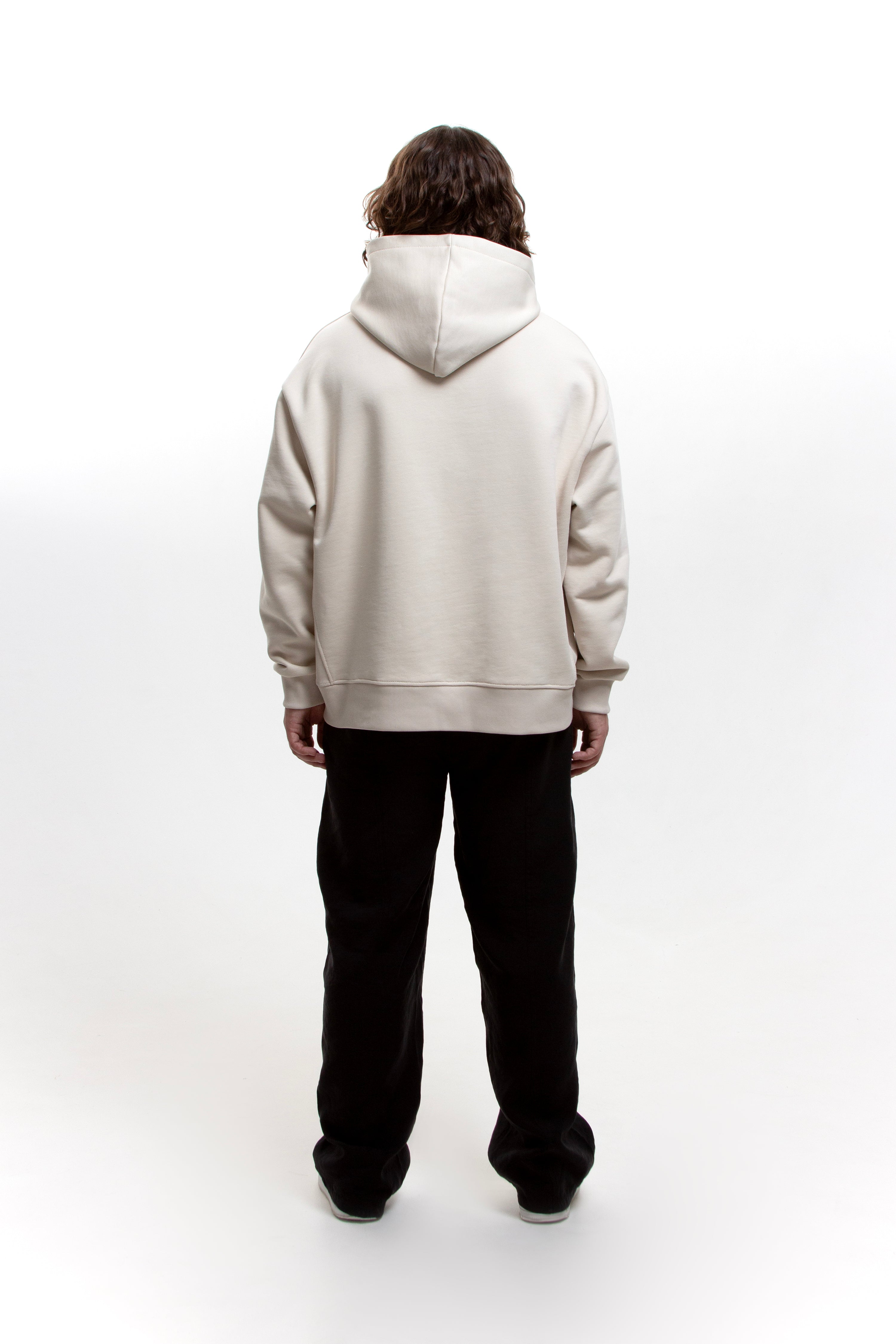 Beige Hoodie Relax Unisex