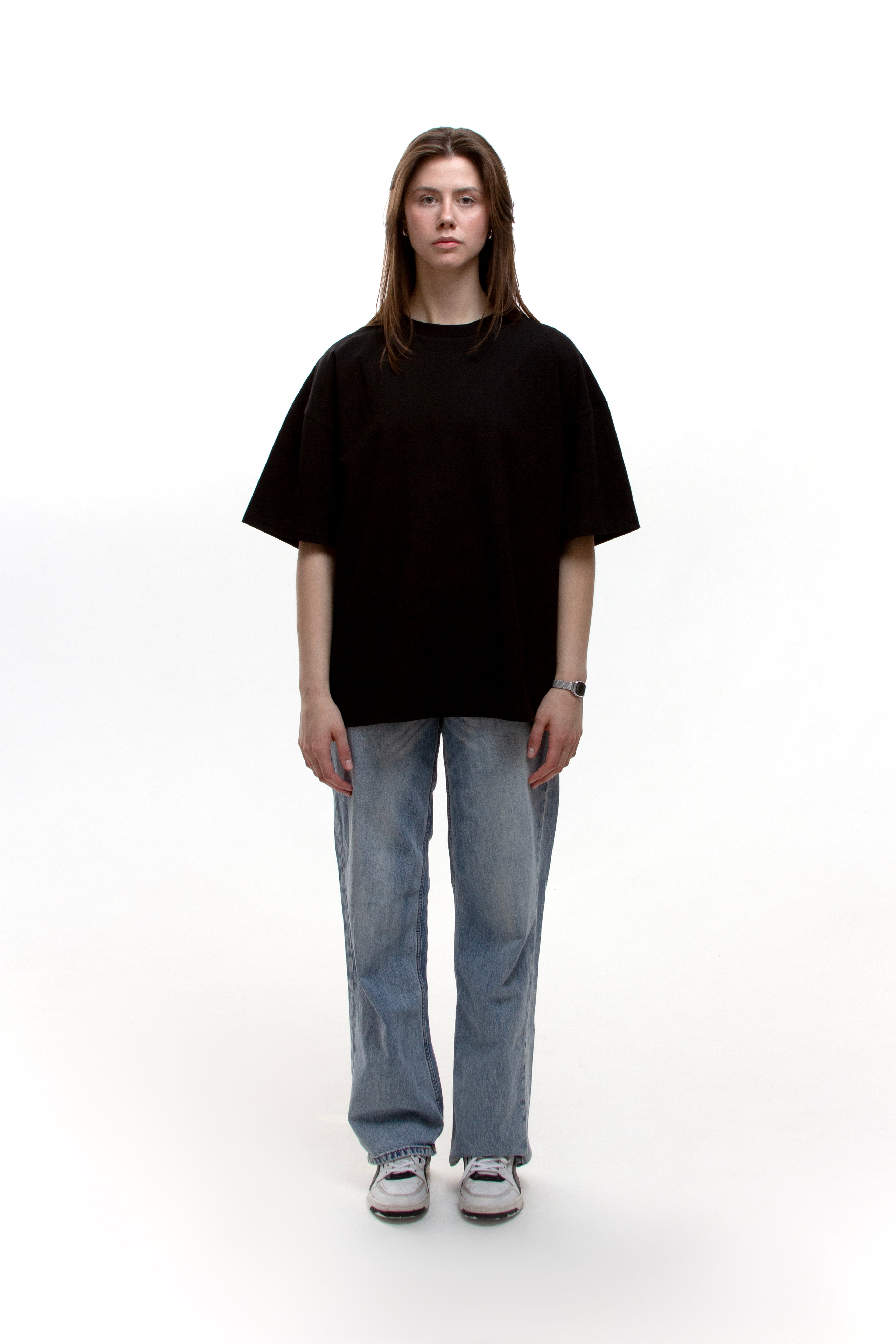 Black T-Shirt Oversized – hor.clothing