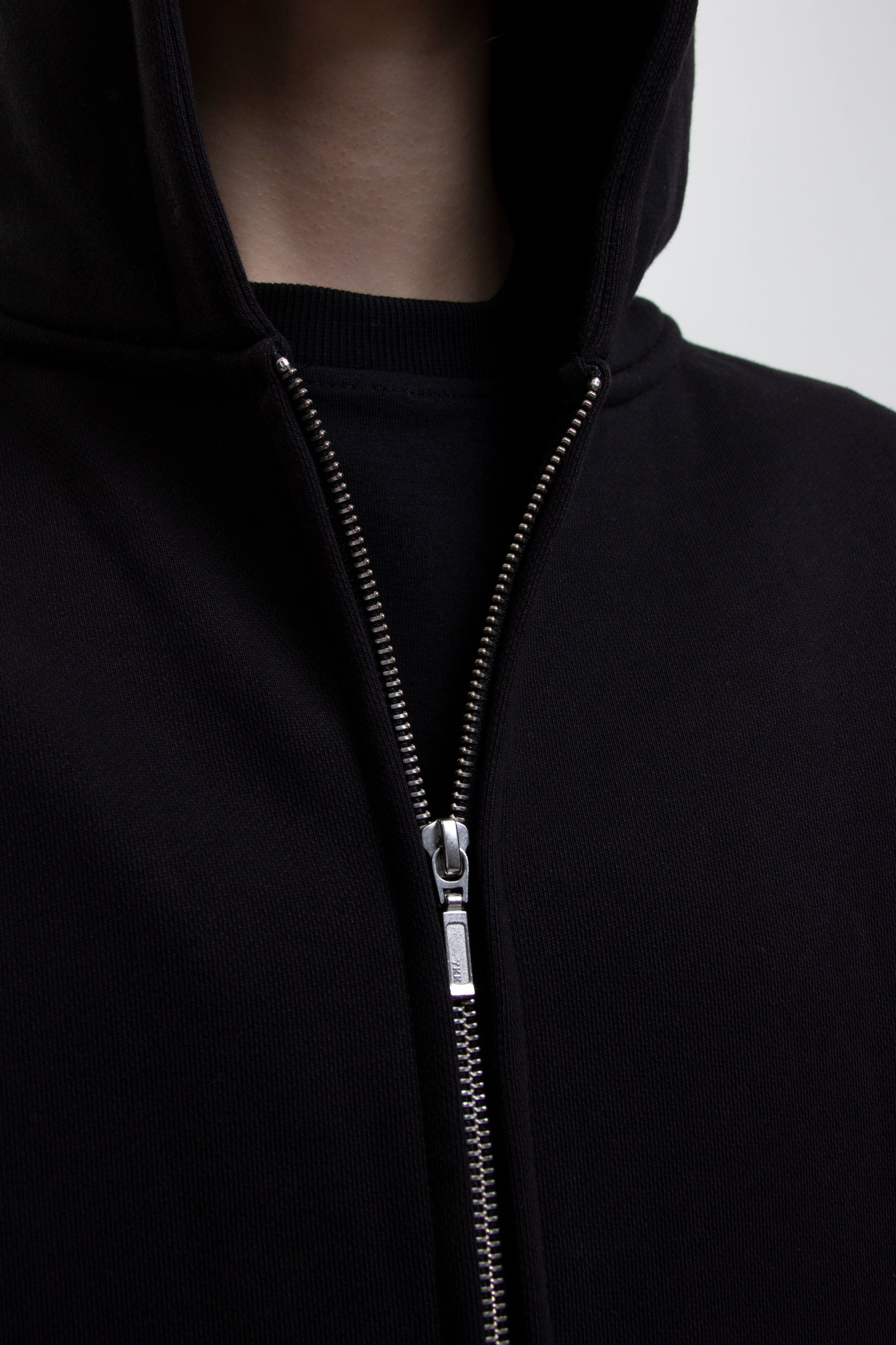 Black Zip-Hoodie Relax Unisex