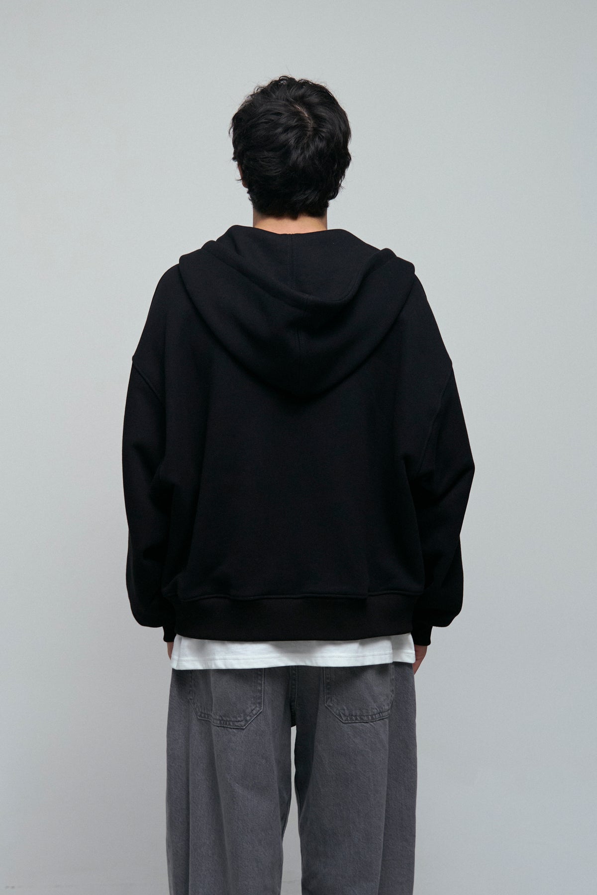 Oversize zip-hoodie